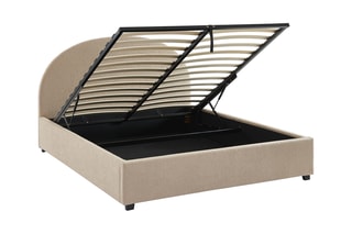 Lit-coffre en bois Olaf - Couchage 160 x 200 cm