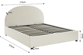 Lit-coffre en bois Olaf - Couchage 160 x 200 cm