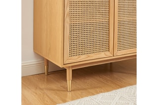 Armoire en chêne 2 portes Léon - 190,8 x 90 x 55 cm