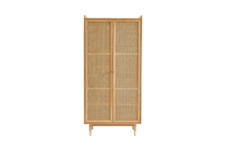 Armoire en chêne 2 portes Léon - 190,8 x 90 x 55 cm