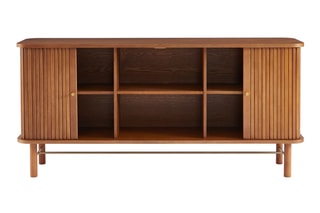 Buffet en frêne 2 portes Ernest - 160 x 40 x 75 cm