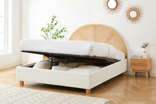 Lit-coffre en bois Tsuki - Couchage 160 x 200 cm
