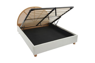 Lit-coffre en bois Tsuki - Couchage 160 x 200 cm