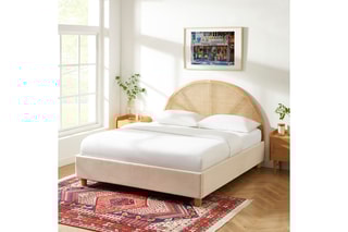 Lit-coffre en chêne Tsuki - Couchage 160 x 200 cm