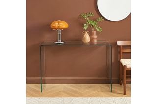 Console en verre trempé Ginza - 76 x 110 x 35 cm