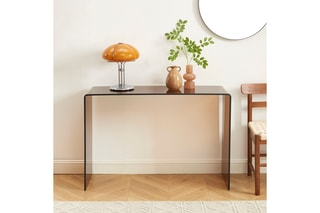 Console en verre trempé Ginza - 110 x 35 x 75 cm