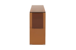Console en verre trempé Ginza - 110 x 35 x 75 cm