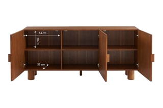 Buffet 3 portes Gaston - 169,8 x 40 x 75 cm