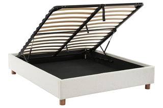 Lit-coffre en bois Korall - 140 x 190 cm