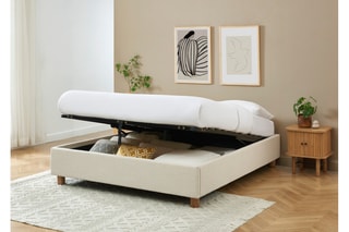 Lit-coffre en bois Korall - 140 x 190 cm