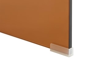 Table basse en verre trempé Ginza - 42 x 60 x 120 cm