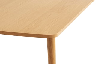 Table extensible en bois massif Léon - 160/201 x 90 x 75,5 cm