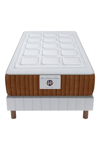 Ensemble matelas à mémoire de forme et sommier Amboise - Epaisseur 28 cm - Ferme
