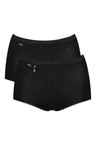 2 shortys Basic H Pearl Maxi - Noir