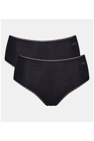 2 shortys taille haute Go High Waist - Noir
