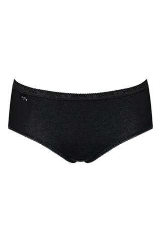 2 shortys taille haute Basic H Pearl Midi - Noir