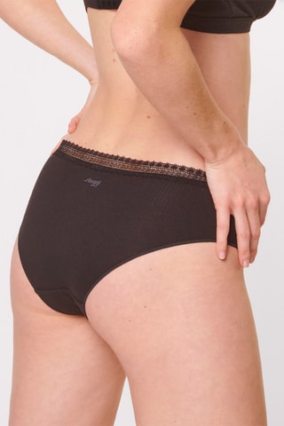 2 shortys GO Ribbed H Hipster - Noir