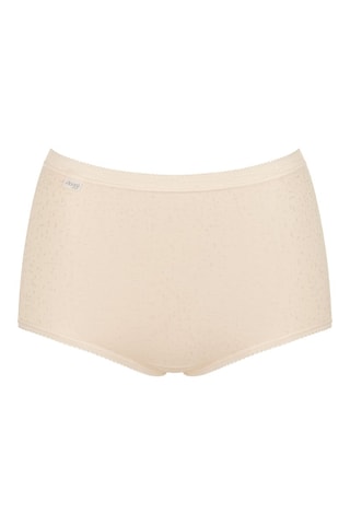 3 shortys taille haute Basic+  -  Violet, rouge et beige