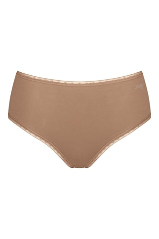 2 shortys taille haute GO High Waist - Marron clair