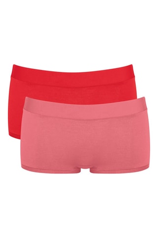 2 shortys Go Allround - 
Rouge et rose
