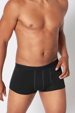 2 boxers Men - Noir
