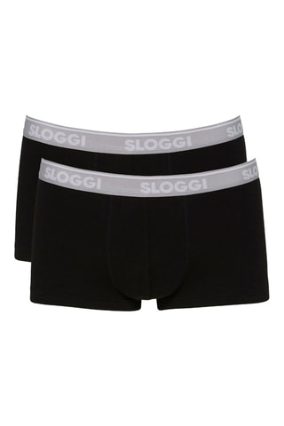 2 boxers Go ABC - Noir et gris