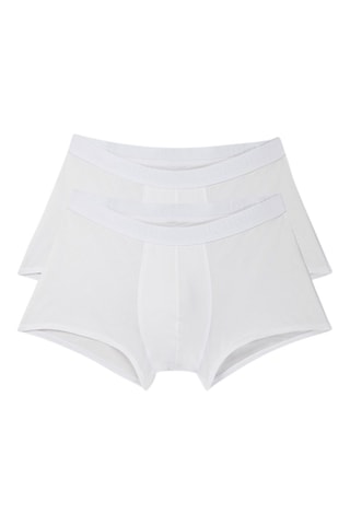 2 boxers "24/7 H Hipster - Blanc