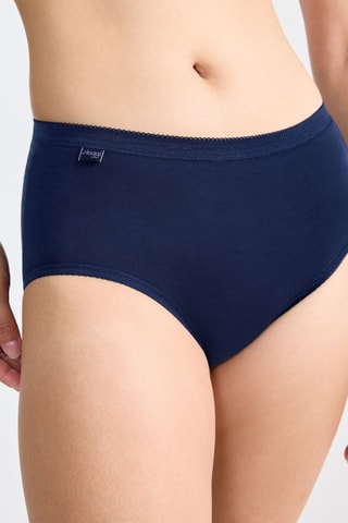 4 culottes Basic+ - Bleu et blanc