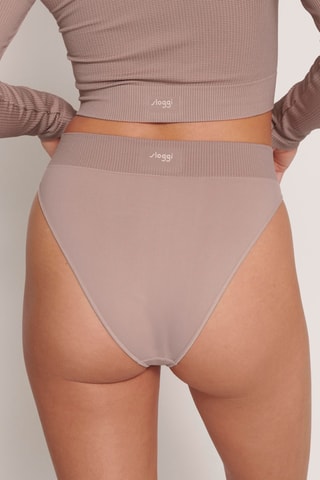 Tanga taille haute Ever Infused Aloe - Mauve