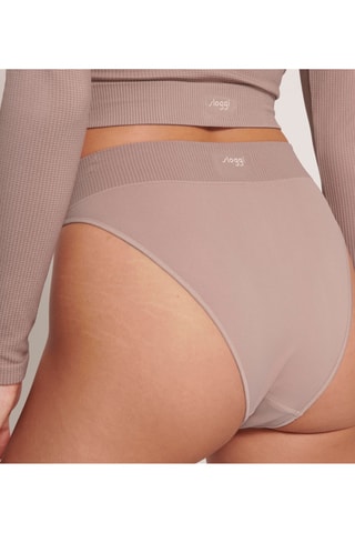 Tanga taille haute Ever Infused Aloe - Mauve