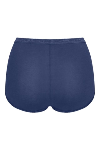 3 shortys Basic Maxi - Bleu et blanc