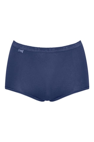 3 shortys Basic Maxi - Bleu et blanc