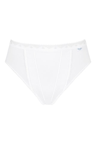 2 culottes taille haute Control - Blanc