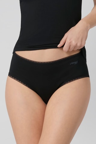 2 culottes en coton biologique Go - Noir