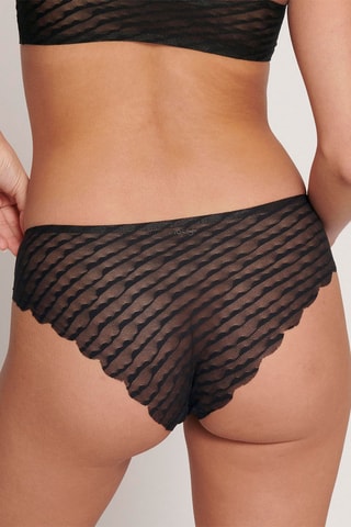 Cueca Lacy H Hipster - Preto