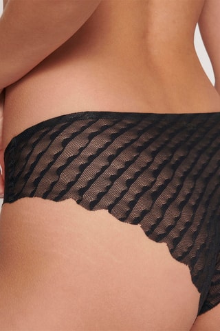 Cueca Lacy H Hipster - Preto
