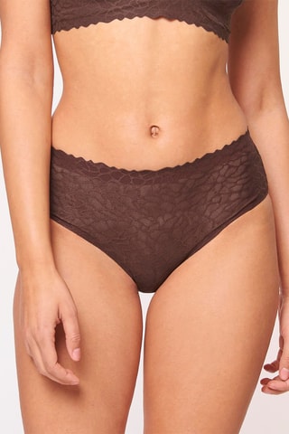 Culotte Zero Feel Lace 2.0 - Marron