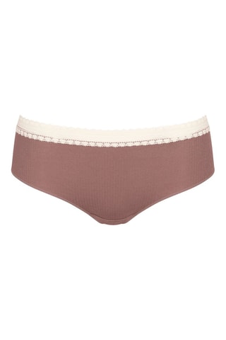 2 culottes GO Ribbed Hipster - Marron et beige