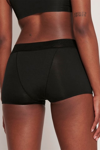 2 culottes menstruelles - Flux moyen - Noir