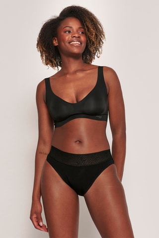 Culotte menstruelle taille haute Period - Flux important - Noir