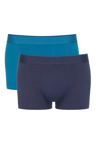 2 boxers Hipster - Bleu