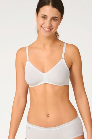 Shorty taille haute - Blanc