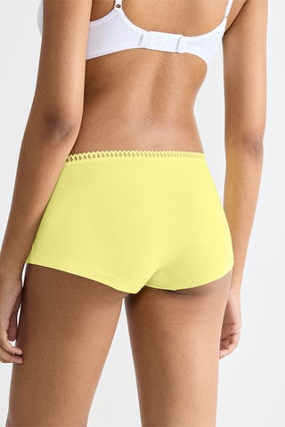 3 shortys - Jaune et rouge