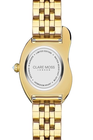 Montre à quartz en acier Old money - Doré 