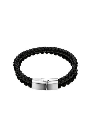 Bracelet - Cuir et onyx
