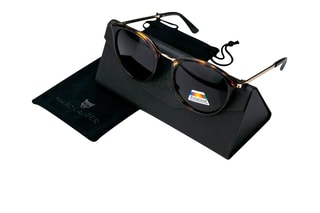 Lunettes de soleil polarisées mixte - Catégorie 3 - Noir, marron et doré