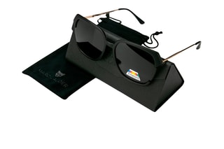 Lunettes de soleil polarisées mixte  - Catégorie 3 - Noir et doré