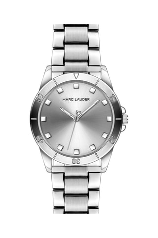 Montre à quartz en acier Alta - Argenté
