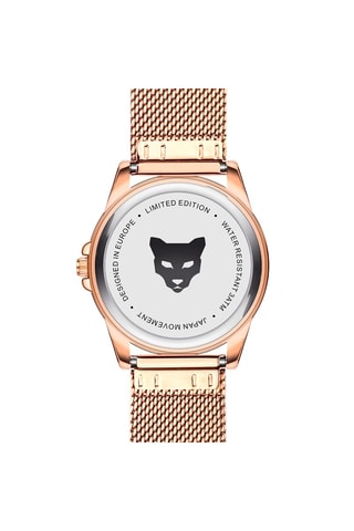 Montre à quartz en acier Verona - Doré rose et blanc