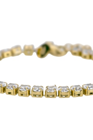 Coffret montre à quartz en acier et zircons et bracelet Paris